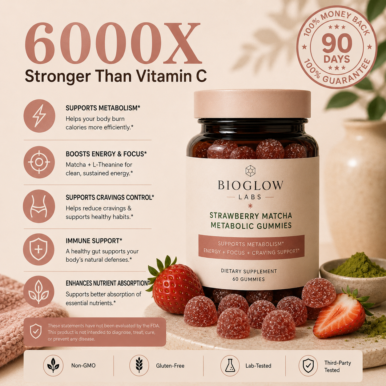 STRAWBERRY MATCHA METABOLIC GUMMIES