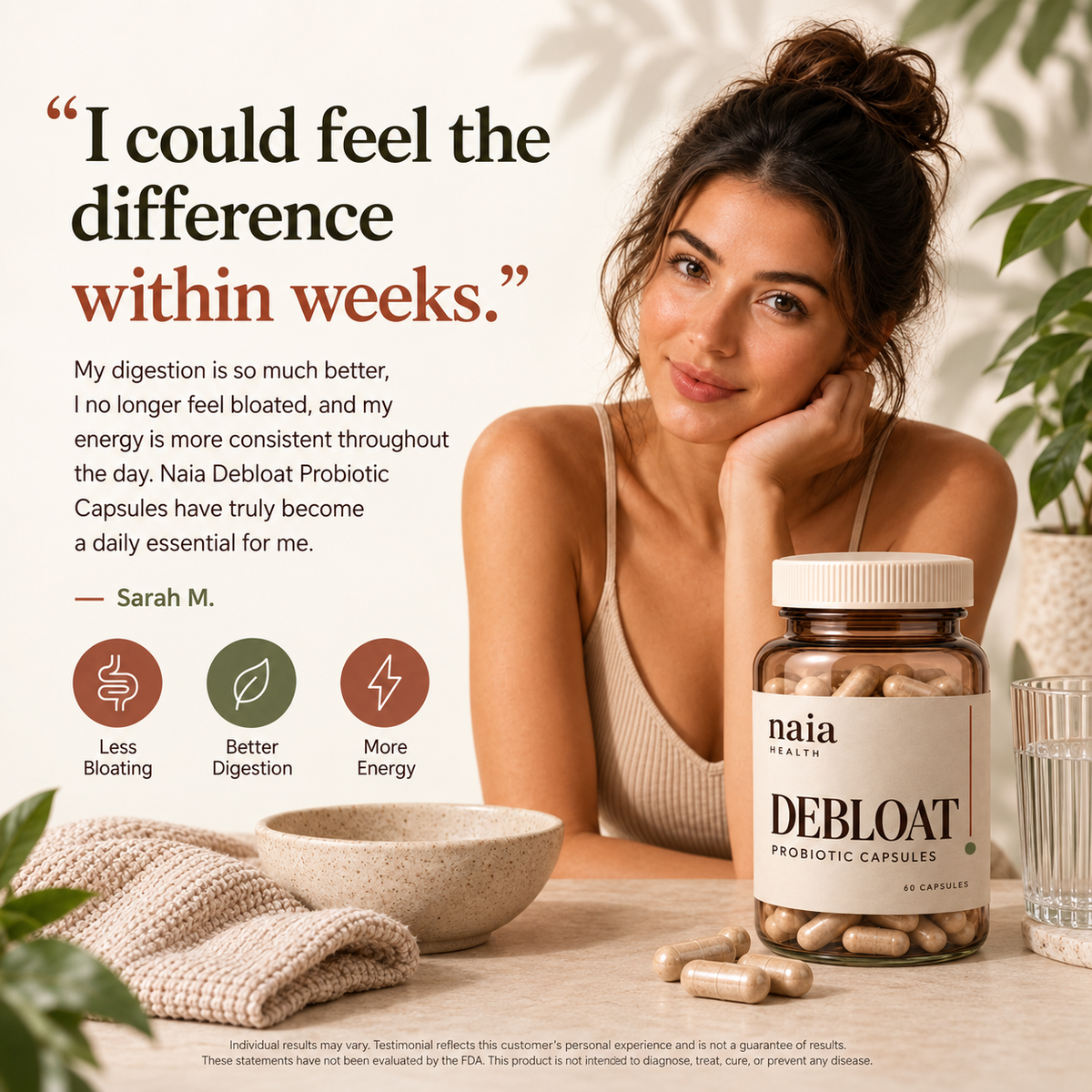 Debloat Probiotic Capsules