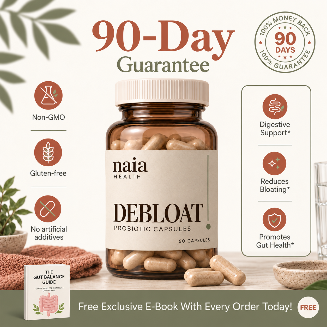Debloat Probiotic Capsules